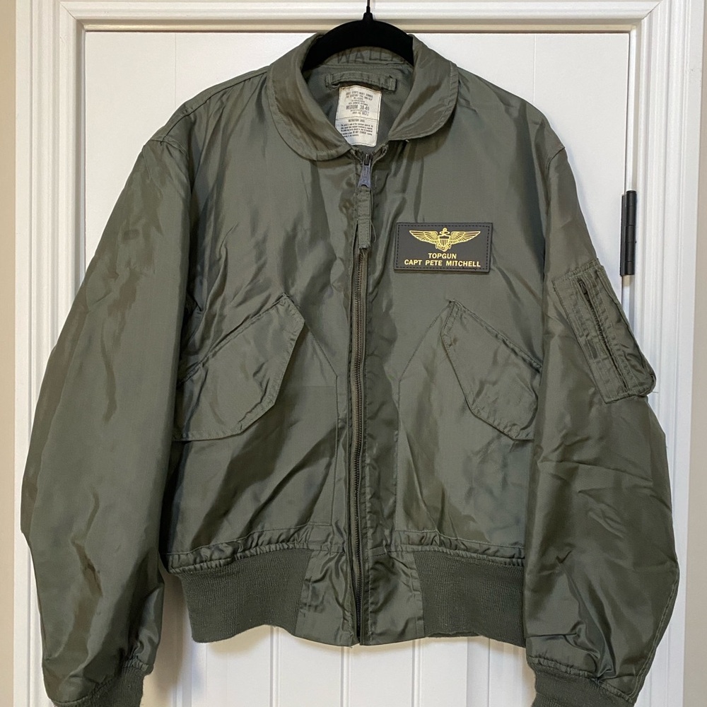 Avirex Men's CWU-36/P Olive Drab Flight Jacket